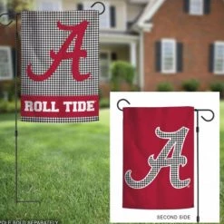 Wincraft Alabama Roll Tide 2 Sided Garden Flag 12.5" X 18"
