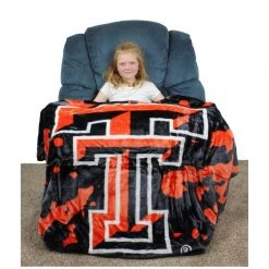 College Covers NCAA Texas Tech Red Raiders Huge Raschel Throw Blanket