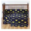 College Covers NCAA Michigan Wolverines 5 Piece Baby Crib Set