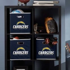 FRANKLIN Los Angles Chargers NFL® Collapsible Storage Bins LOS ANGELES CHARGERS