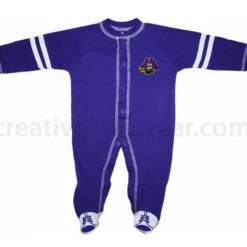 Creative Knitwear East Carolina Pirates Sports Shoe Footed Romper NCAA