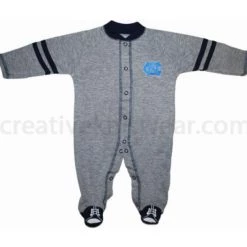 Creative Knitwear North Carolina Tar Heels Sports Shoe Footed Romper NCAA 8 Creative Knitwear North Carolina Tar Heels Sports Shoe Footed Romper NCAA