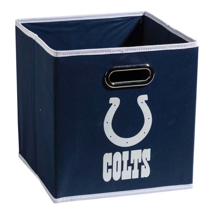 FRANKLIN Indianapolis Colts NFL® Collapsible Storage Bins 3 FRANKLIN Indianapolis Colts NFL® Collapsible Storage Bins
