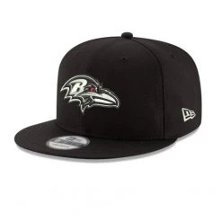 NEW ERA Baltimore Ravens Black On White 9Fifty Snapback