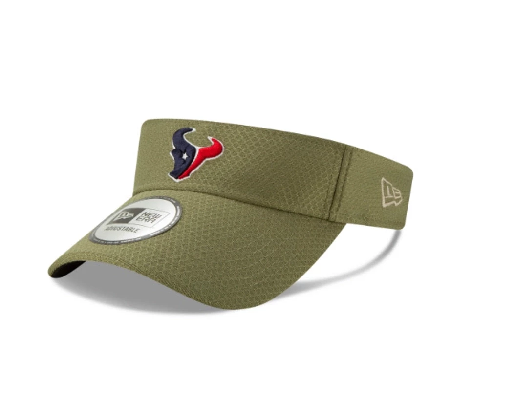 Houston Texans New Era Salute To Service Visor 3 Houston Texans New Era Salute To Service Visor