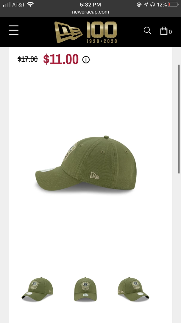 Las Vegas Raiders New Era W920 Hat 6 Las Vegas Raiders New Era W920 Hat