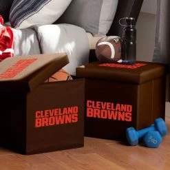 FRANKLIN Cleveland Browns NFL® Storage Ottoman