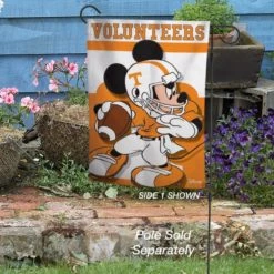 Wincraft NCAA Tennessee Vols Mickey Mouse 2 SIded Garden Flag 12.5" X 18"