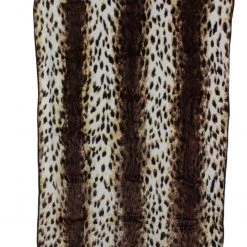 College Covers Leopard Throw Blanket/ Bedspread