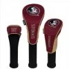Wincraft Florida State University Set Of 3 Golf Head Covers NCAA