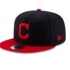 Cleveland Indians New Era Kids Official 9fifty Youth Adjustable SnapBack Hat