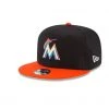 Miami Marlins New Era Kids Official 9fifty Youth Adjustable Hat