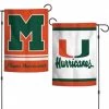 Wincraft NCAA Miami Hurricanes 2 SIded Garden Flag 12.5" X 18"