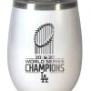 Great American Products Los Angeles Dodgers MLB 2020 World Series Champion 10 Oz. Opal BLUSH Wine Tumbler 2 Great American Products Los Angeles Dodgers MLB 2020 World Series Champion 10 Oz. Opal BLUSH Wine Tumbler