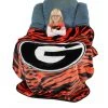 College Covers NCAA Georgia Bulldogs Soft Raschel Throw Blanket