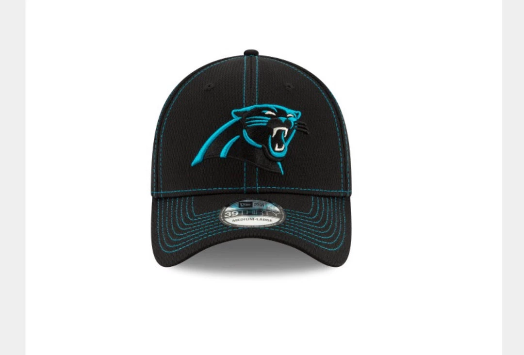Carolina Panthers New Era Side Line Road 3930 Hat 4 Carolina Panthers New Era Side Line Road 3930 Hat