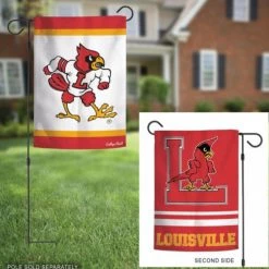 Wincraft NCAA Louisville Cardinals 2 Sided Garden Flag 12.5" X 18" 5 Wincraft NCAA Louisville Cardinals 2 Sided Garden Flag 12.5