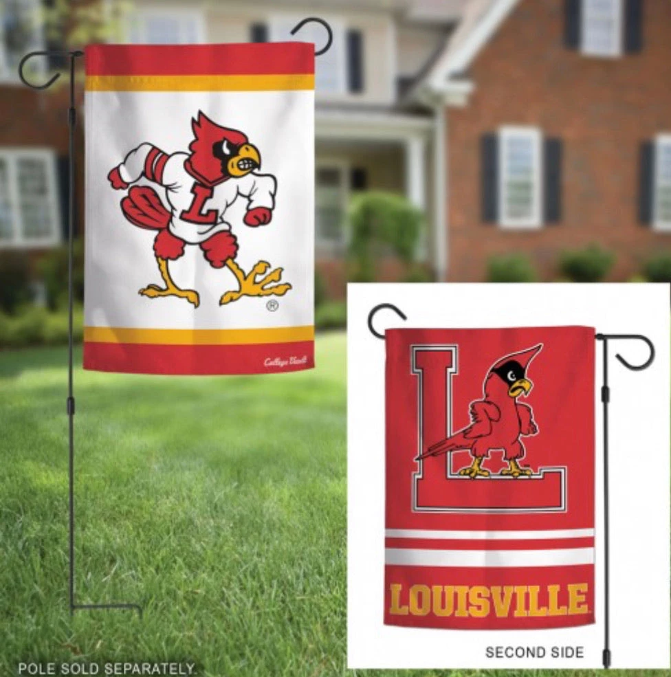 Wincraft NCAA Louisville Cardinals 2 Sided Garden Flag 12.5" X 18" 4 Wincraft NCAA Louisville Cardinals 2 Sided Garden Flag 12.5" X 18"
