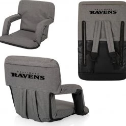 PICNIC TIME Baltimore Ravens Ventura Portable Reclining Stadium Seat