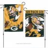 AtlanticCoastSports Green Bay Packers / Disney 2 SIded Garden Flag 12.5" X 18"