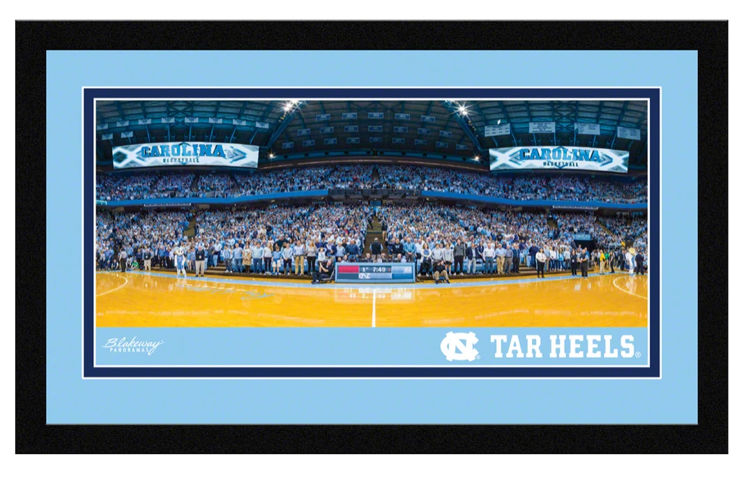 Blakeway NCAA North Carolina Tar Heels Basketball Framed Panoramic Picture - Dean Smith Center 4 Blakeway NCAA North Carolina Tar Heels Basketball Framed Panoramic Picture - Dean Smith Center
