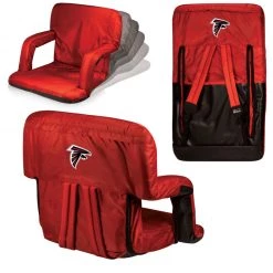 PICNIC TIME Atlanta Falcons Ventura Portable Reclining Stadium Seat 6 PICNIC TIME Atlanta Falcons Ventura Portable Reclining Stadium Seat