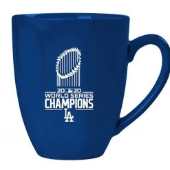 Great American Products Los Angeles Dodgers MLB 2020 World Series Champion 15 Oz. Bistro Mug
