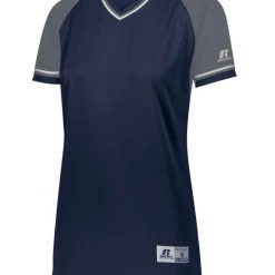 Russell Custom Printed Ladies Classic V-Neck Softball Jerseys NCAA 35 Russell Custom Printed Ladies Classic V-Neck Softball Jerseys NCAA