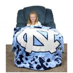 AtlanticCoastSports NCAA North Carolina Tar Heels Huge Raschel Throw Blanket