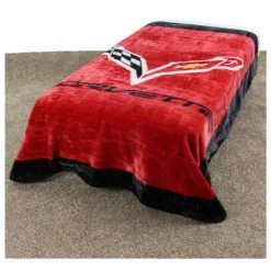 College Covers Corvette Huge Raschel Throw Blanket NCAA