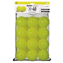 FRANKLIN X-40 Pickleball - Optic Yellow - 12 Pack