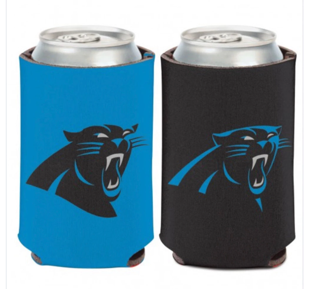 Wincraft Carolina Panthers Logo Can Cooler 12 OZ. 3 Wincraft Carolina Panthers Logo Can Cooler 12 OZ.