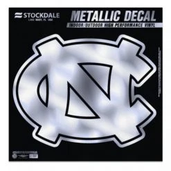 Wincraft NORTH CAROLINA, UNIVERSITY OF METALLIC WINDOW DECALS 6" X 6"