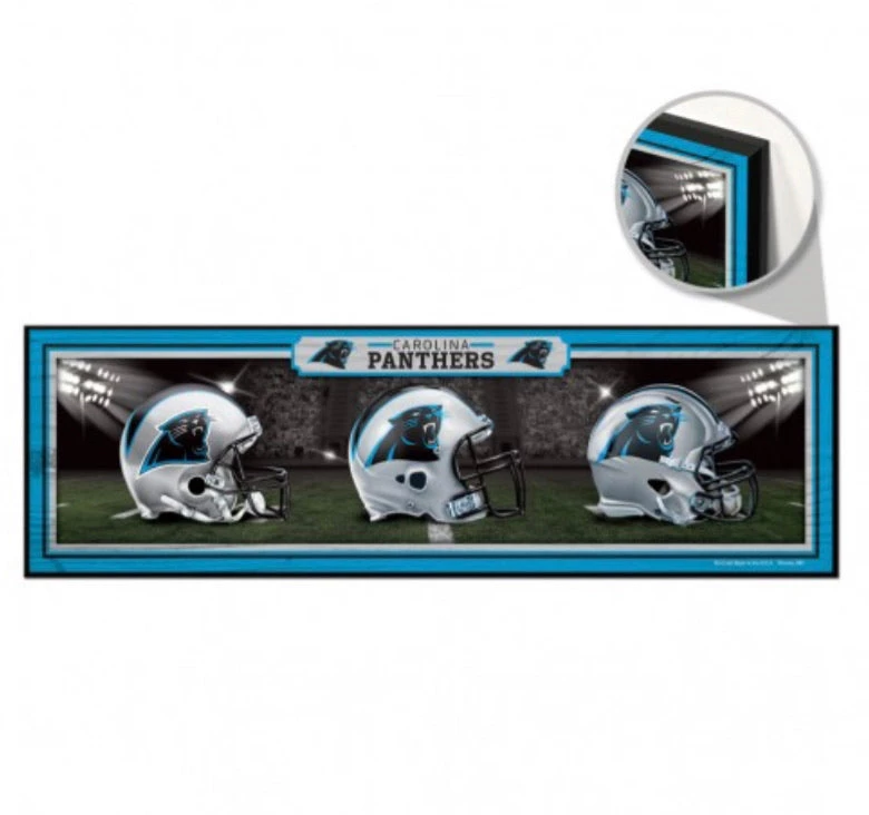 Wincraft Carolina Panthers Wood Sign 9" X 30" 3 Wincraft Carolina Panthers Wood Sign 9" X 30"