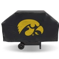 Rico NCAA Iowa Economy Grill Cover (Black)