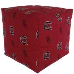 College Covers NCAA South Carolina Gamecocks Cubed Bean Bag Pouf