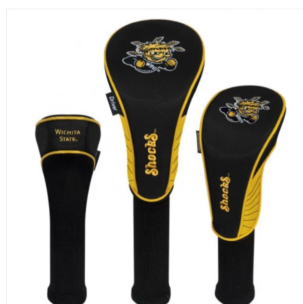 Wincraft NCAA Wichita State Set Of 3 Golf Head Covers 3 Wincraft NCAA Wichita State Set Of 3 Golf Head Covers