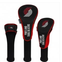 Wincraft Portland Trail Blazers Set Of 3 Golf Head Covers