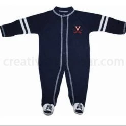 Creative Knitwear NCAA Virginia Cavaliers Sports Shoe Footed Romper 9 Creative Knitwear NCAA Virginia Cavaliers Sports Shoe Footed Romper