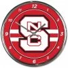 Wincraft NORTH CAROLINA STATE UNIVERSITY CHROME CLOCK NCAA