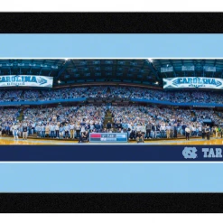 Blakeway NCAA North Carolina Tar Heels Basketball Framed Panoramic Picture - Dean Smith Center