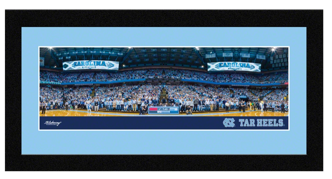 Blakeway NCAA North Carolina Tar Heels Basketball Framed Panoramic Picture - Dean Smith Center 3 Blakeway NCAA North Carolina Tar Heels Basketball Framed Panoramic Picture - Dean Smith Center