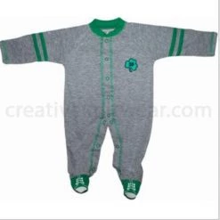 Creative Knitwear Notre Dame Fighting Irish Sports Shoe Footed Romper