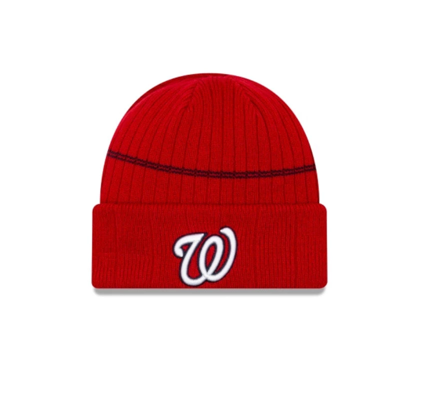 Washington Nationals New Era Kids Youth Knit MLB Beanie 3 Washington Nationals New Era Kids Youth Knit MLB Beanie