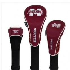 Wincraft NCAA Mississippi State 3 Set Golf Headcover