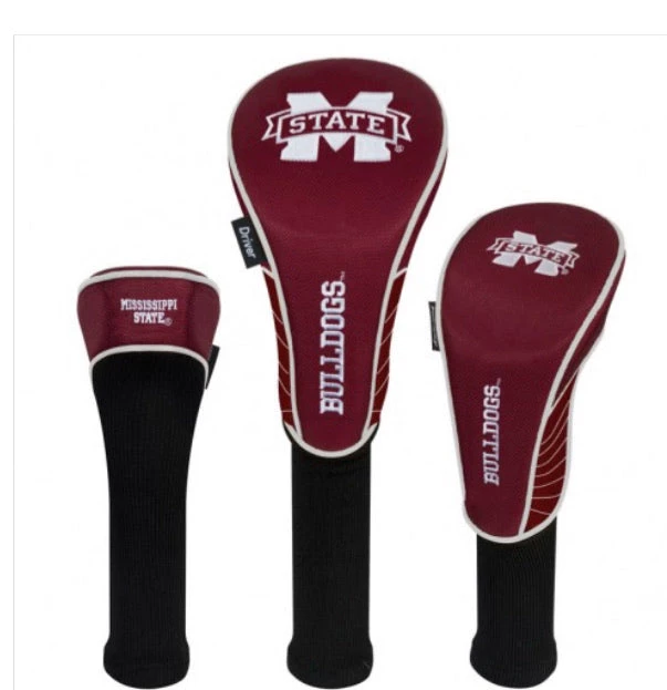 Wincraft NCAA Mississippi State 3 Set Golf Headcover 3 Wincraft NCAA Mississippi State 3 Set Golf Headcover