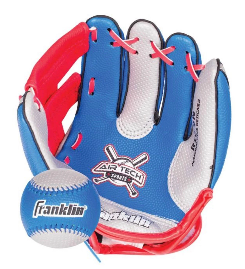 FRANKLIN NCAA Airtech Soft Foam Baseball Glove Youth Fielding Glove 3 FRANKLIN NCAA Airtech Soft Foam Baseball Glove Youth Fielding Glove
