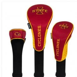 AtlanticCoastSports Iowa State Cyclones 3 Set Golf Headcover NCAA