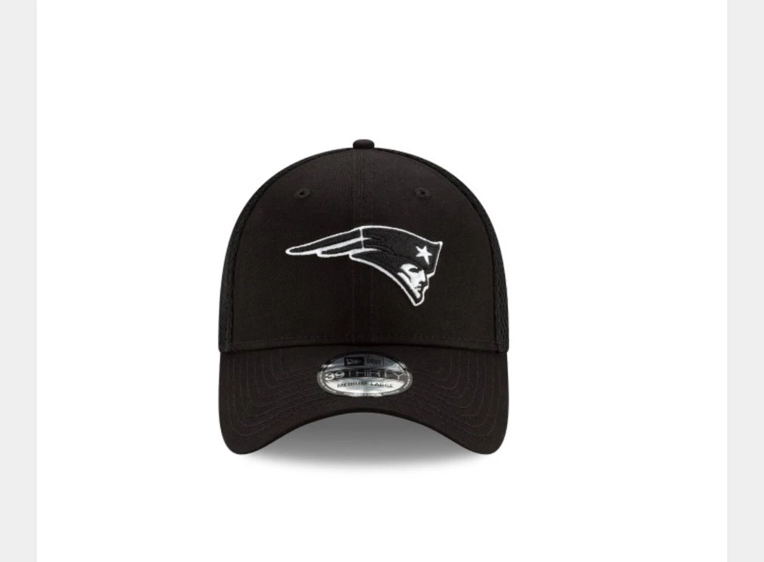 NEW ERA New England Patriots Stretch Fit Black Hat 5 NEW ERA New England Patriots Stretch Fit Black Hat