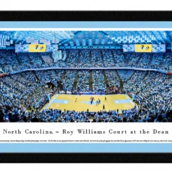 Blakeway North Carolina Tar Heels Basketball Panoramic Poster - Dean Smith Center NCAA